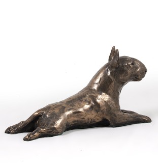 Bulterier figurka na drewnie Art-Dog